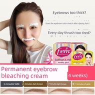 eyebrow mascara Semi-Yong fem Bleaching Eyebrow Cream Dyeing Eyebrow Cream Long-Lasting Dyeing Eyebr