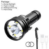 Asafee A50 Professional Super Bright Diving Flashlight Spotlight Floodlight Underwater Scuba Torch S