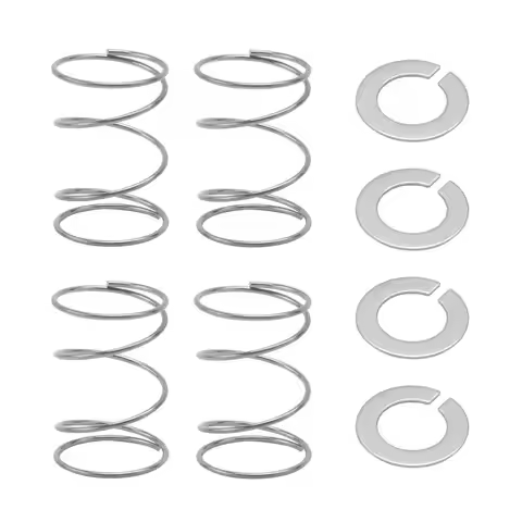 YANA35R 4 PCS Spring And Washer Silver Stainless Steel For Kitchenaid Mixer 3.5 Quarts To 7 Quarts P