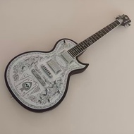 ZEMAITIS Casimere Electric Guitar LP Style Aluminum Plate Metal Front Electric Guitar 24 Fret Profes