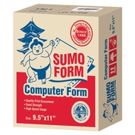 SUMO Form 2ply color (W/Y) 100% DARKNESS Quality computer form NCR 9.5" x 11" Full Packing 1000 fans
