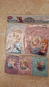 全新 正貨女童內褲低褲/內褲/三角褲 Disney Forzen underwear  Elsa & Anna (120碼)