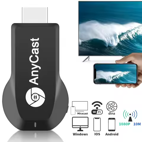 Wireless WiFi Display 4K 1080P HDMI-Compatible TV Dongle Receiver for DLNA Airplay Miracast for AnyC