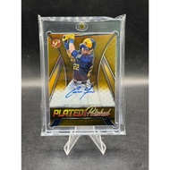 2025 Topps Pristine Christian Yelgirlb GOLD AUTO /50 Plated & Polished PAPAV-CY