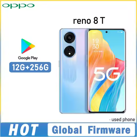 Global Firmware OPPO Reno 8T 5G Smartphone camera 108MP ColorOS 13 Snapdragon 695 RAM 12GB ROM 256GB