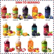 Berino jam syrup with all flavors of Blueberry, Mango, Strawberry, Peach, Passion Fruit 1Lit