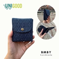 UNIGOOD - Handmade Wallet Japanese Cotton Japanese Fabric Folding Wallet
