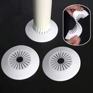 4/8pcs Plastic Radiator, Water Pipe And Drain Pipe, Round Wall Pipe Cover, Decorative Pipe Ring, Pip