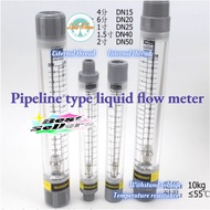 【JQ】Water flow meter, rotary flow meter, organic glass tube, men's and women's flow meters, 6 models