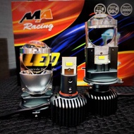 Genuine MA Mini T9 H4 Bi-Led Headlight [2023] with anti-glare shines the most Mini Bi-Spherical meth