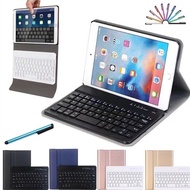 For iPad Mini 1 2 3 Wireless Bluetooth Keyboard With Flip PU Leather Stand Shockproof Smart Case Cover