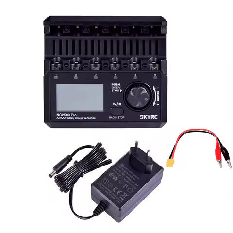 SKYRC NC2500 Pro DC 12V 3A AA/AAA NiMH/NiCD Battery Multi-function Charger Analyser