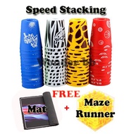 Cup Stacking/Sport Stacking Combo (Cup+Mat+Maze Runner)