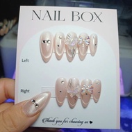 [LA99] Nailbox design - Pink jelly cat eye paint