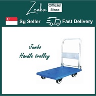 foldable trolley hand truck bearing platform car trolley ( handle trolley)