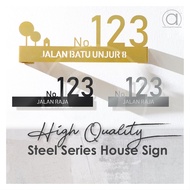 ⫷Home Decor⫸ Modern House Number Plate 3D Nombor Rumah 3D门牌