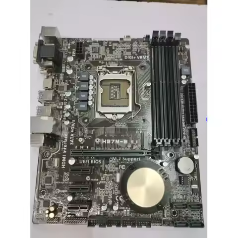 Used for ASUS H97M-E LGA1150 mATX DDR3 Motherboard with M.2 Slot Supports i7-4790K