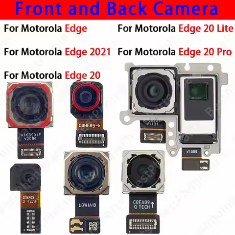 Front Selfie and Back Camera For Motorola Edge 2021 Edge20 Lite Pro Main Facing Camera Module Flex C