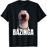 Bazinga - Funny Cringe Meme Dog Genz Trendy Teenager Slang T-Shirt