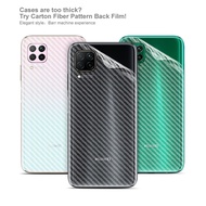 Huawei Nova 7i/Nova 7SE/Nova 7 3D Carbon Fiber Sticker Back Protector Film