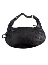 Bally Black Leather Shoulder Bag Vintage Hand Bag 單肩包