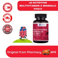 JH NUTRITION Multivitamins &amp; Minerals &amp; Coq10 60's Vegetable Capsule - improve health functions