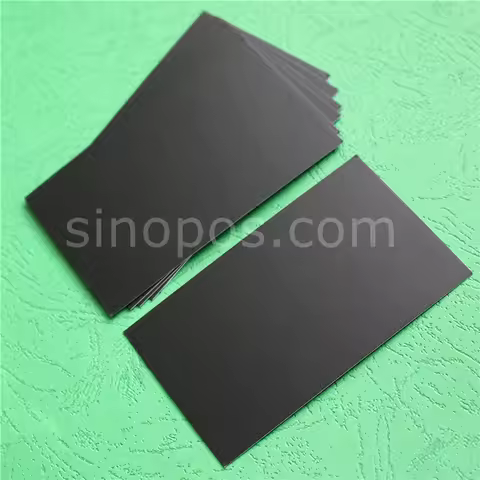 Erasable Black Tags 9cm, bakery snack shop restaurant cafe buffet cake bread food price card blank h