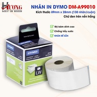 Printed Label DM-A99010, Pre-cut type, Black text on white background, 89mm x 28mm x 130 labels