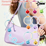 [24H Ship Out] 3/6/9Pcs Colorful Wire Rope Key Chain - Candy Color Bell Chain Keychain - Gifts for G