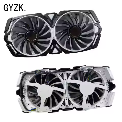 New For MSI GeForce GTX1060 1070 1070ti 1080 1080ti ARMOR OC Graphics Card Replacement Fan panel wit