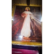 Divine Mercy Frame (Budget Price) 12x 9.5 inches