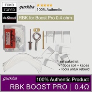 Ready JT Gurkha RBK for Aegis Boost Pro 0.4 ohm Coil | Rebuild Kit 0,4 P Series