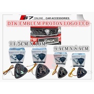 DTK EMBLEM PROTON LOGO LED SAGA BLM FLX X70 WAJA EXORA IRIZ SAGA VVT GEN 2 PREVE PERSONA FRONT & REA