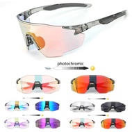 ELICIT New Photochromic Polarized Cycling Glasses Men Women Bike Glasses UV400 Eyewear Sunglasses Hi
