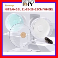 Niteangel 28cm Wheel 32cm Super Silent Running Wheel Hamster Silent Colourful Running Wheel Craftsbo
