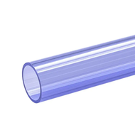 【Hot sale】 1pcs 20~32mm PVC Transparent Blue Pipe Aquarium Fish Tank Acrylic Tube Garden Watering Pl