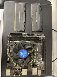 MSI H170I PRO AC 主機板 + Intel CPU +  corsair RAM 8GB DDR4 x 2
