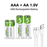 3B Aa+Aaa 2 USB Rechargeable Battery 1.5V AA 2600Mwh/Aaa 750Mwh Li-Ion Batteries For Aa+Aaa