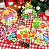 Christmas Greeting Card Kids Mini Blessing Greeting Cards Envelope New Year Postcard Gift Card Xmas Party