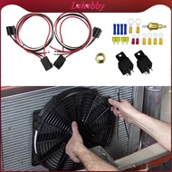 [Lohobby] Auto Cooling Fan Relay Kit 185 On 175 Off 40 Amp Relay Thermostat Temperature Sensor Switc
