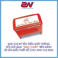 Khắc con dấu chữ ký khắc dấu tên theo yêu cầu giá rẻ