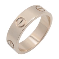 【二手】卡地亞 Love 戒指 B4084700 K18WG（白K金）男女通用 Love 戒指