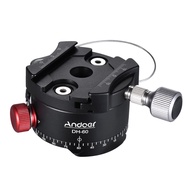 Andoer Dh-60 Panoramic Ball Alloy Max. Load 33lbs Max. Load Head Rotator Head Cnc 33lbs Dslr Camera 
