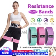 3 PCS Exercise Resistance Bands For Hip Legs Thigh Glutes Non-Slip Deep Squat Bands yoga Fitness Loo