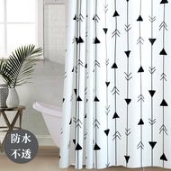 Xinxuan Bathroom waterproof curtain, bathroom partition curtain, shower curtain set, non perforated shower curtain, door curtain, pull curtain