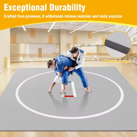 3M X 3M Wrestling Mat Wear Resist Jiu Jitsu Wrestle Mats Gymnastics Training Mat Blanket for Grappli