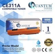 Compatible 126A / CE311A CY High Quality Compatible Color Laser Toner Cyan Cartridge for HP LaserJet