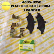 Plate Disk Brake Pad Brake Pad Button Brake Pad Set 4Pcs Xpander Car