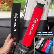 2 PCS Nissan Car Safety Belt Shoulder Protection Pad Car Seat Belt Cover For Navara Almera Livina Ki
