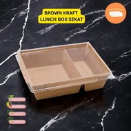 Lunch BOX BROWN KRAFT Bulkhead